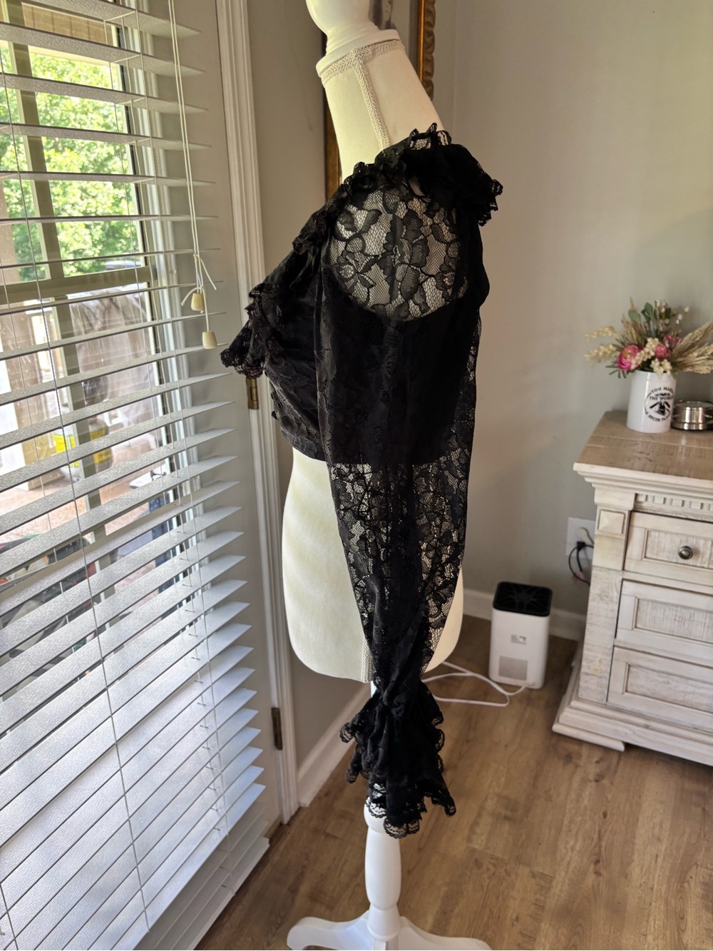 For Love & Lemons Quinn lace blouse size XS EUC - Picture 9 of 14
